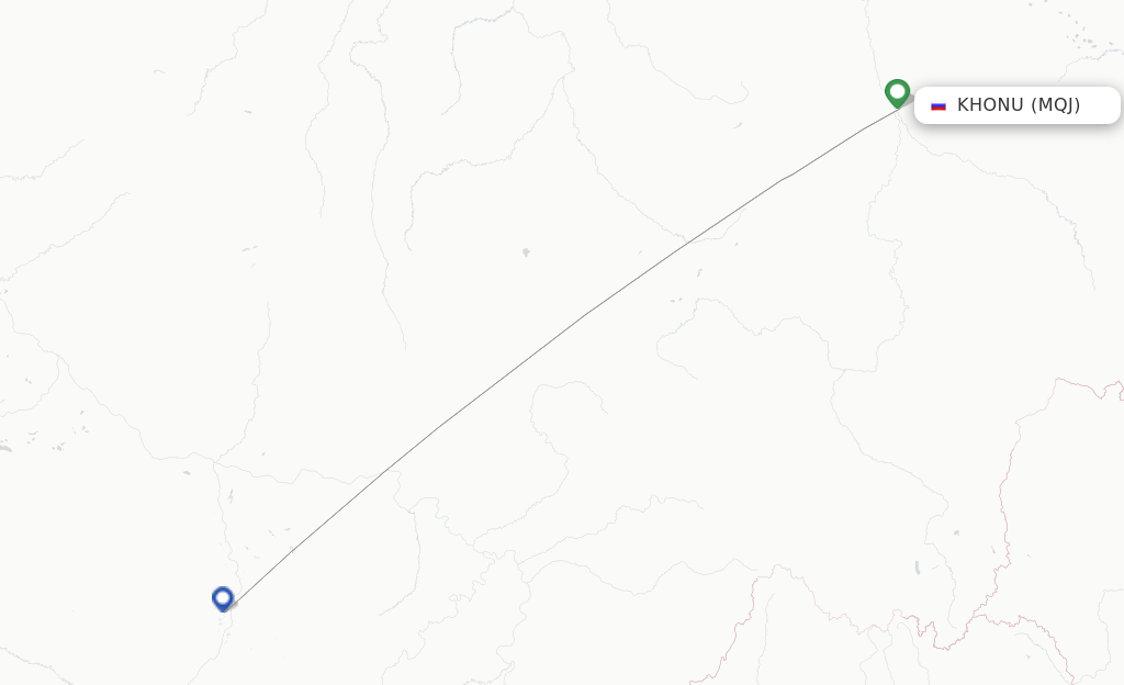 Khonu MQJ route map