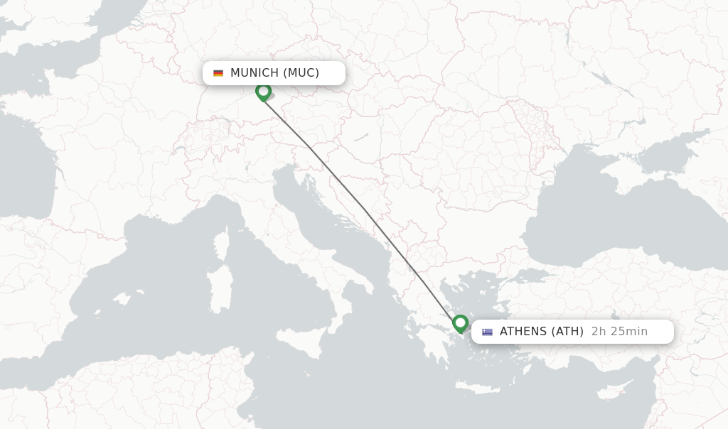 (non-stop) from Munich to - schedules - FlightsFrom.com