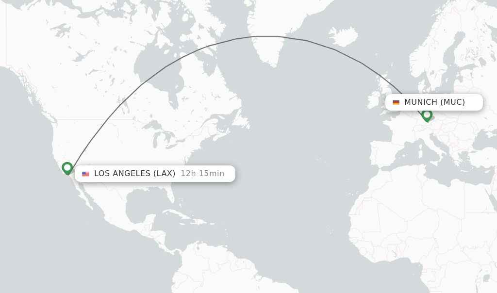 Flights from San Francisco to Munich, SFO to MUC - Flight Routes