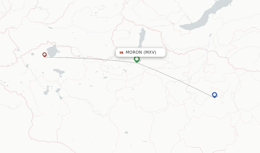 Moron flight map