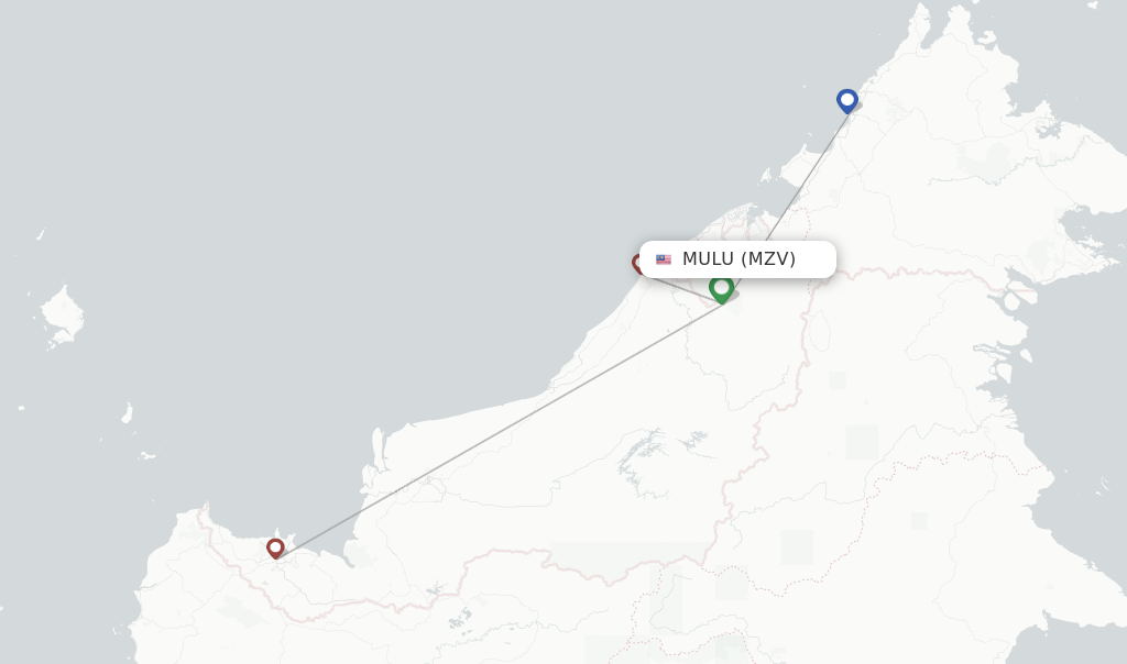 Mulu flight map