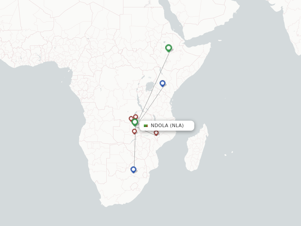 Ndola NLA route map