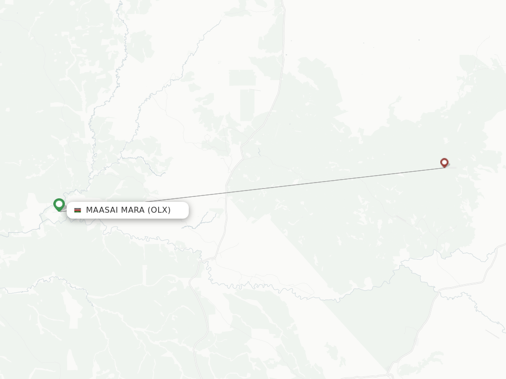 Maasai Mara OLX route map
