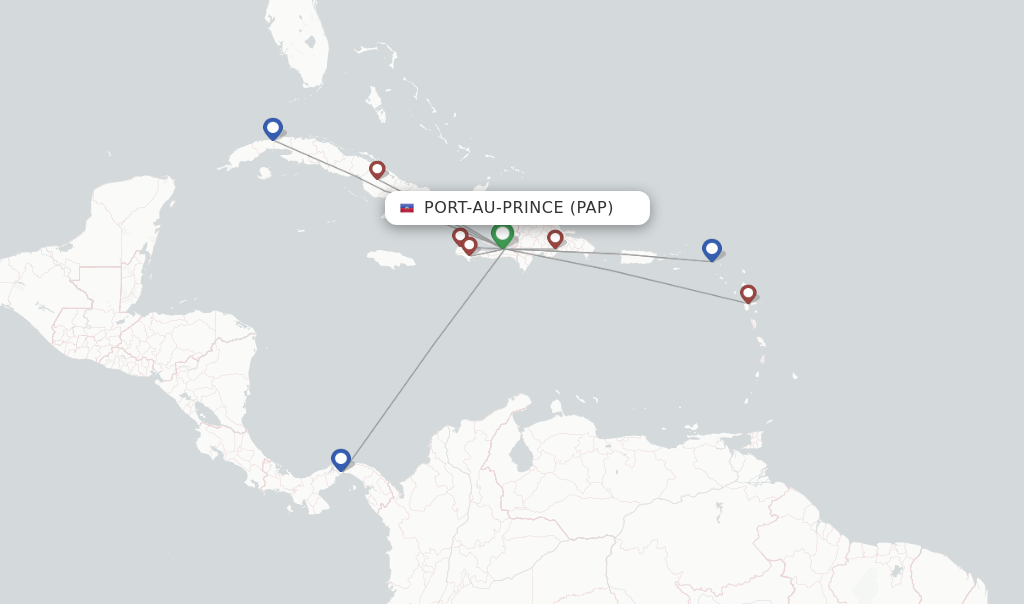 Sunrise Airways flights from Port-au-Prince, PAP - FlightsFrom.com