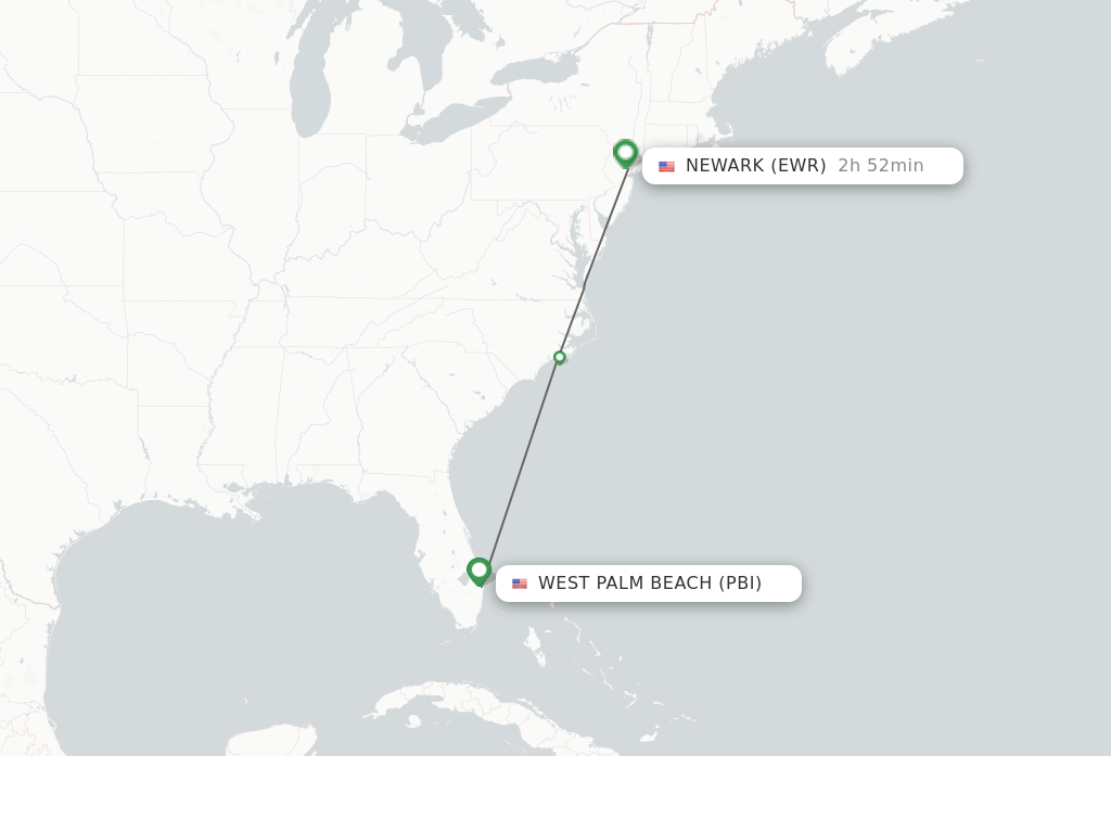 Direct (non-stop) flights from West Palm Beach to New York - schedules