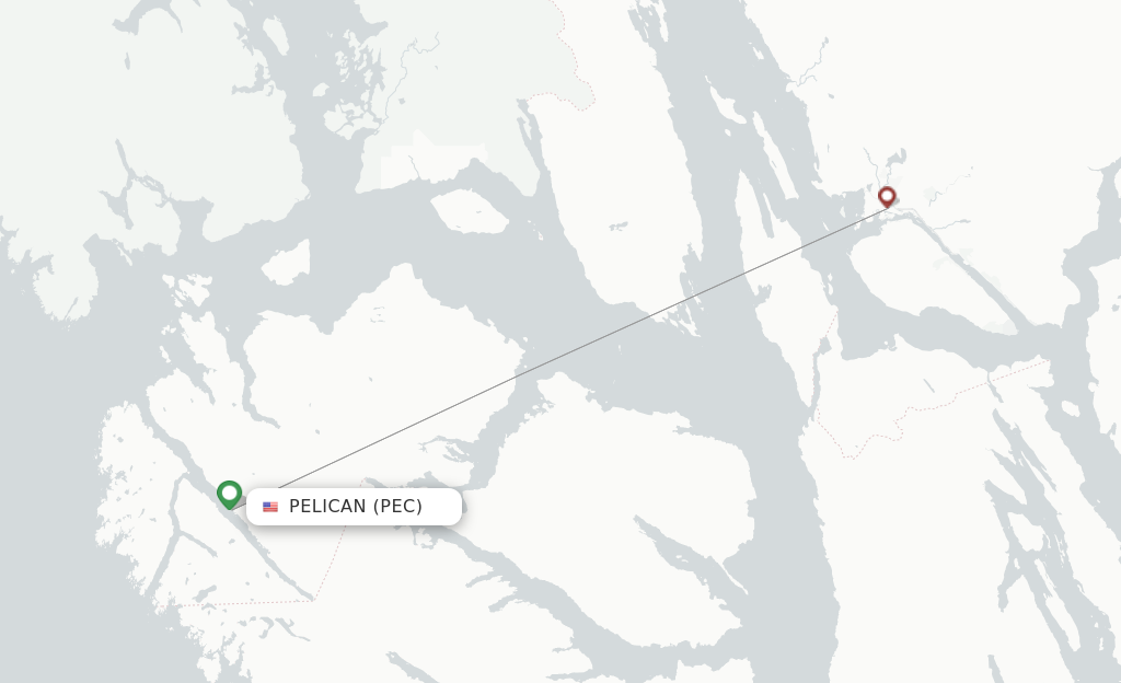 Pelican PEC route map