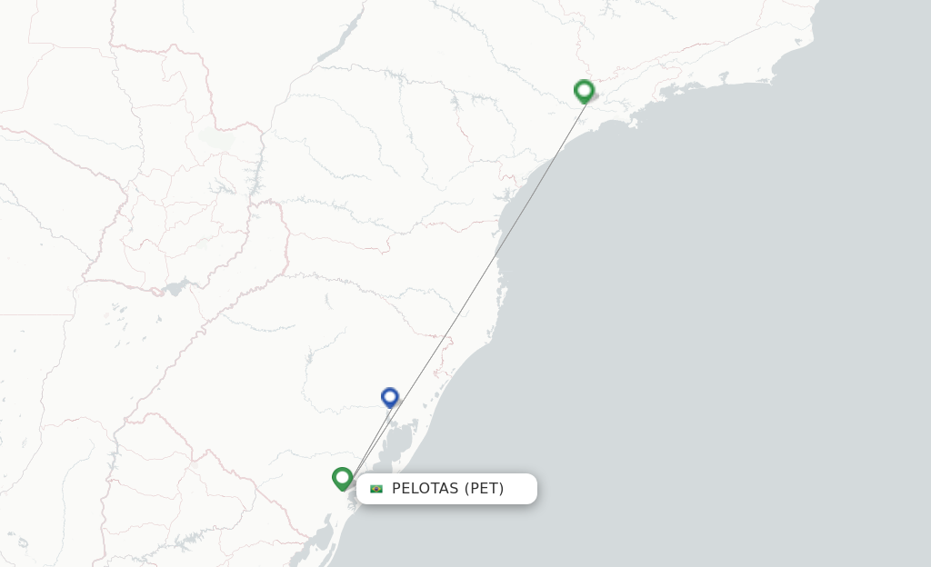Pelotas PET route map