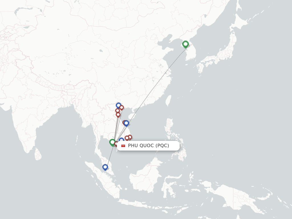 Phu Quoc PQC route map