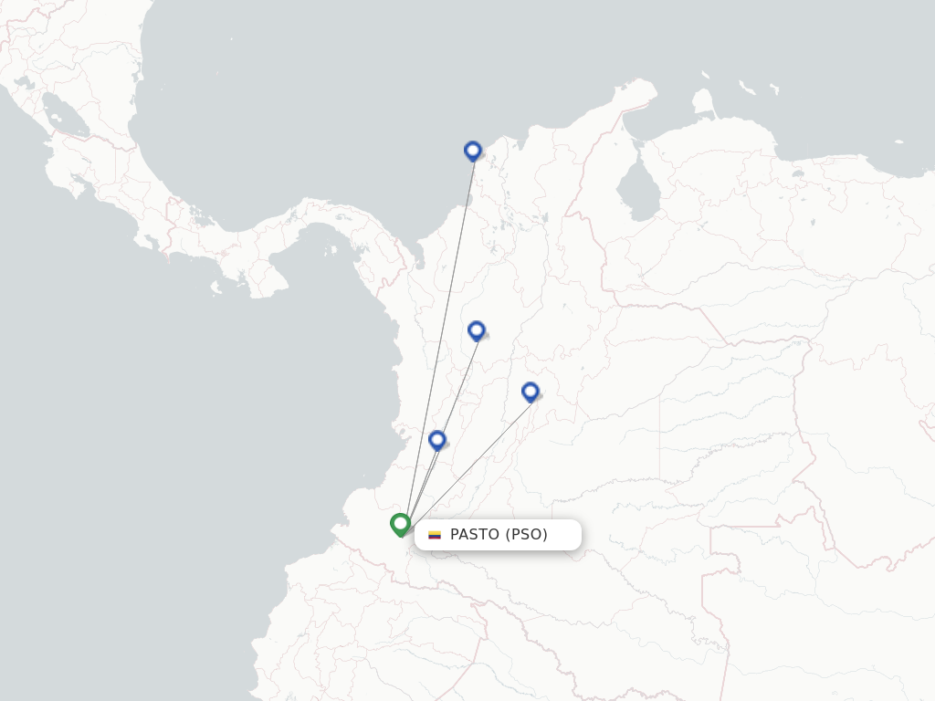 Pasto PSO route map