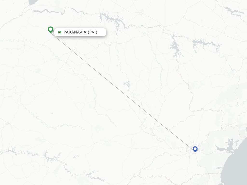 Paranavia PVI route map