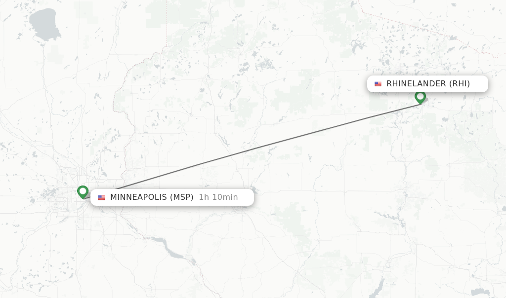 Msp Rhi Delta Direct (non-stop) flights from Rhinelander to Minneapolis - schedules ...