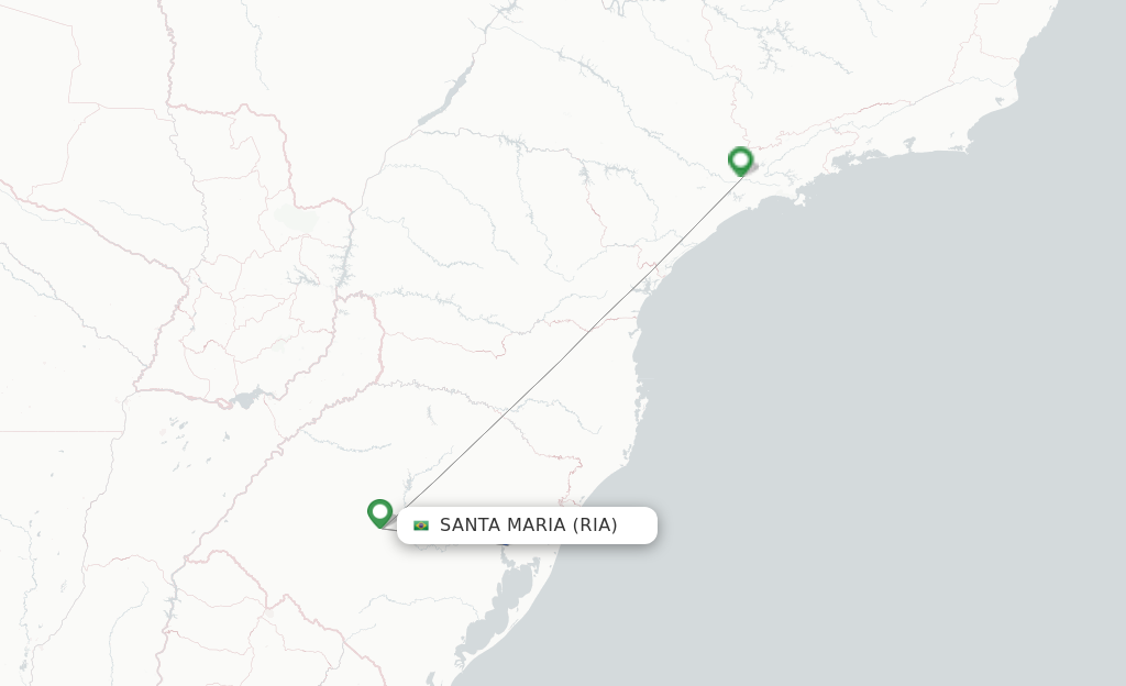 Santa Maria RIA route map