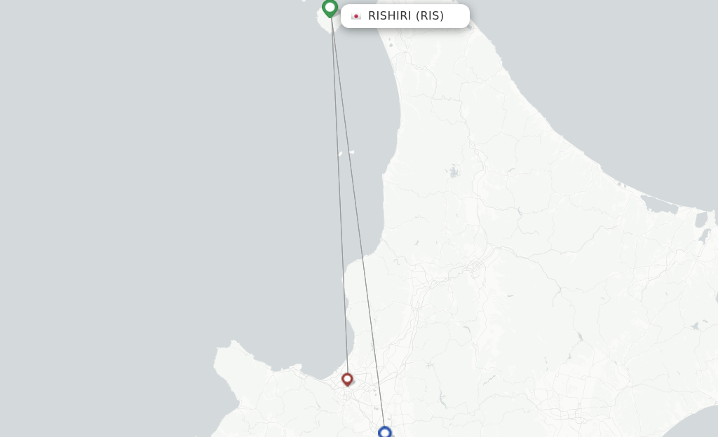 Rishiri RIS route map