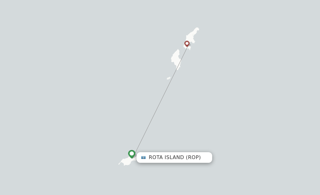 Rota Island ROP route map