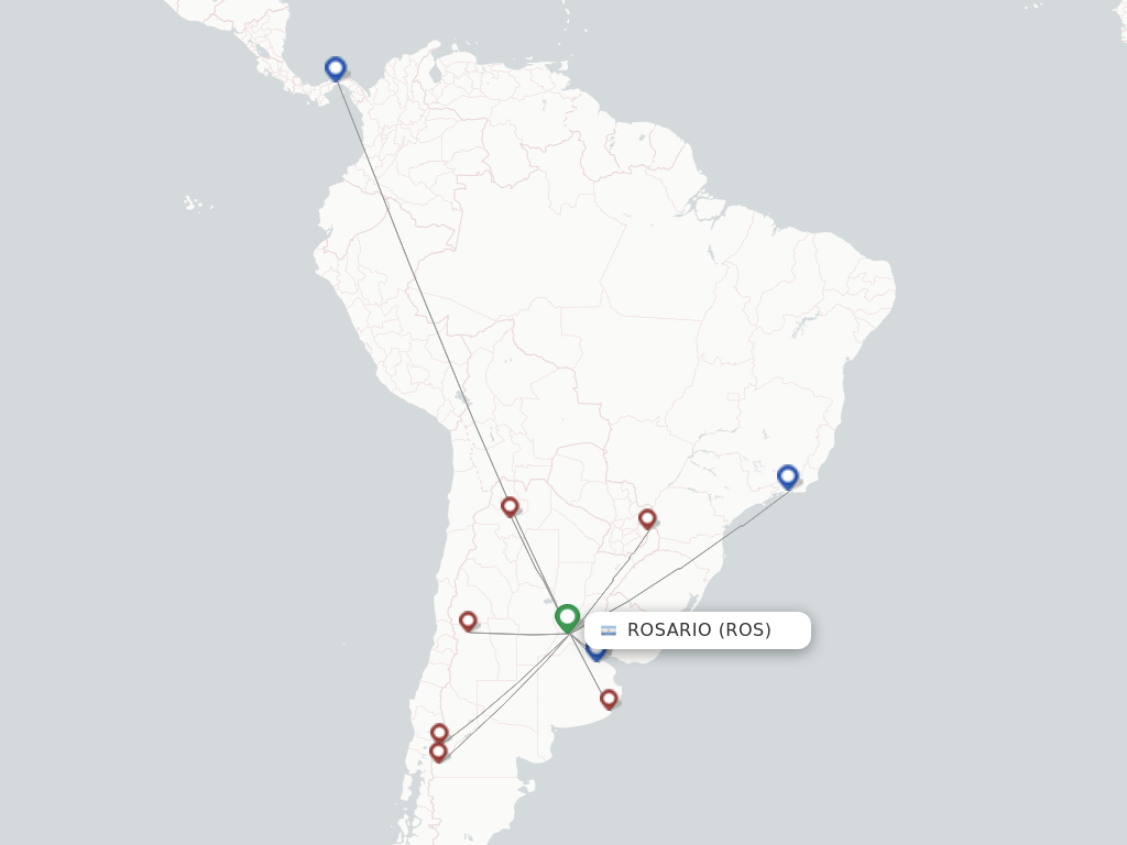 Rosario ROS route map