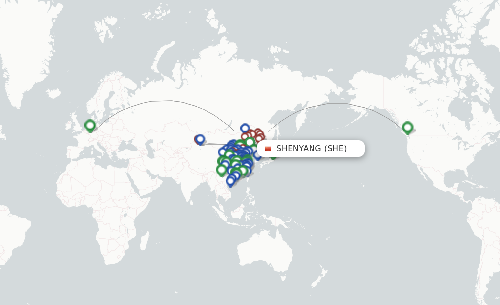 Shenyang SHE route map