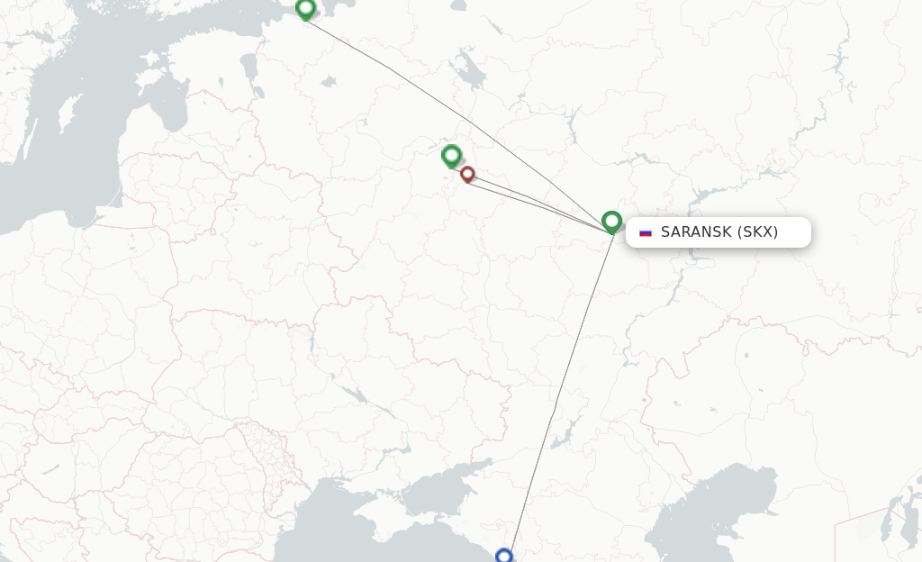 Saransk SKX route map