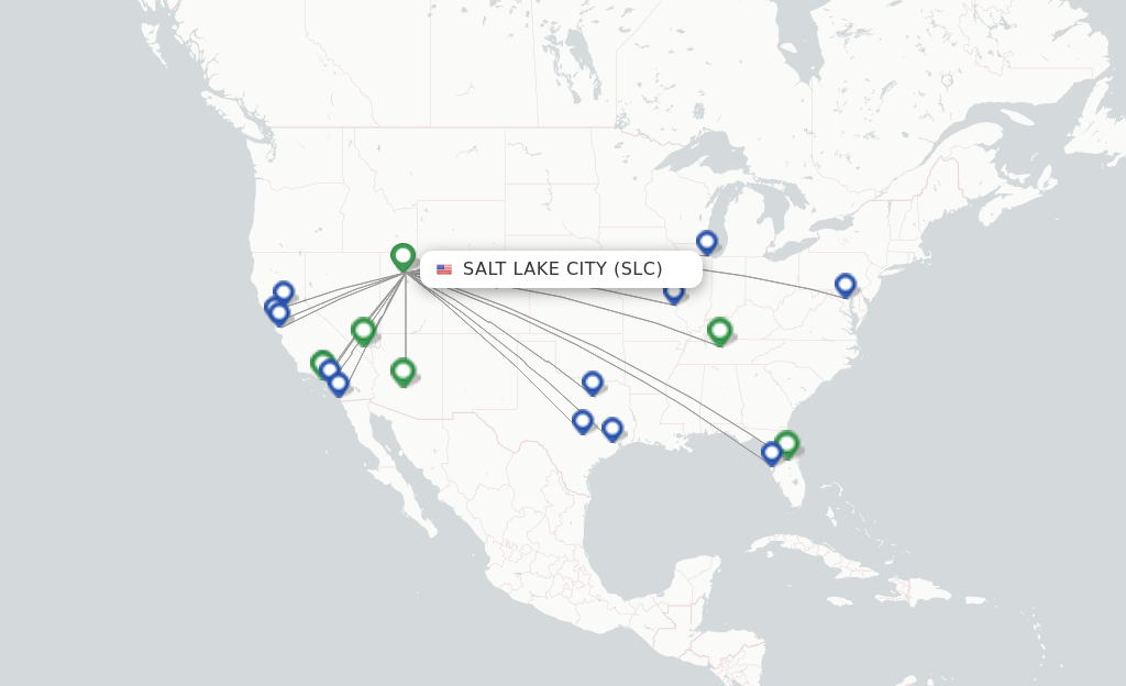 Southwest flights from Salt Lake City, SLC - FlightsFrom.com