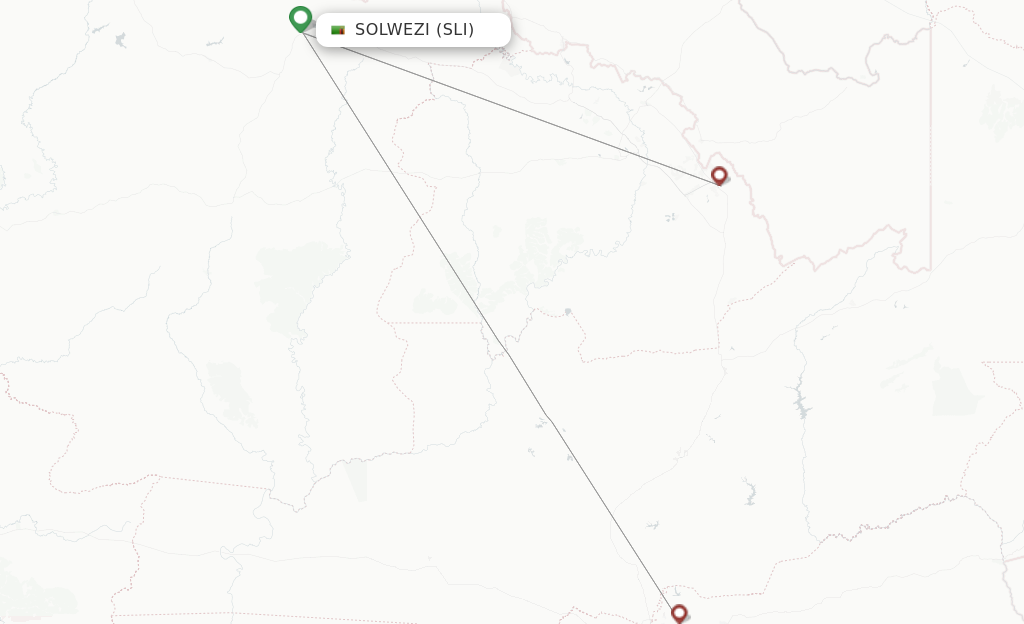 Solwezi SLI route map