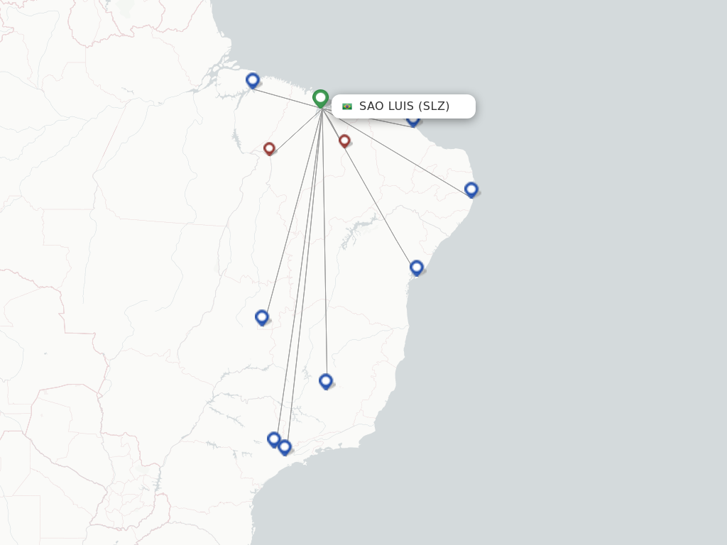 Sao Luis SLZ route map