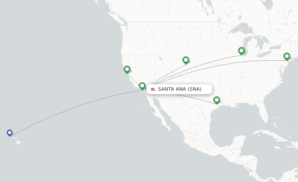 United flights from Santa Ana, SNA - FlightsFrom.com