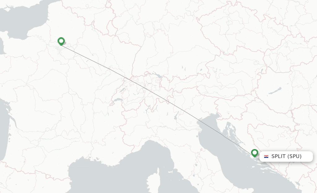 Air France flights from Split, SPU - FlightsFrom.com