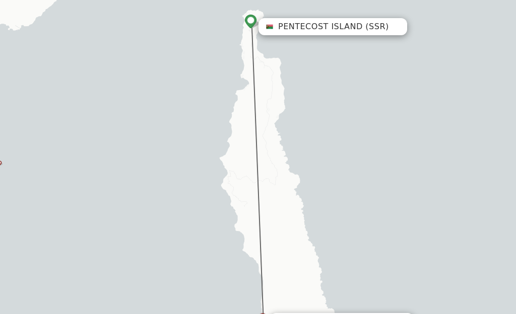 Flights from Arongbwaratu to Lonorore route map
