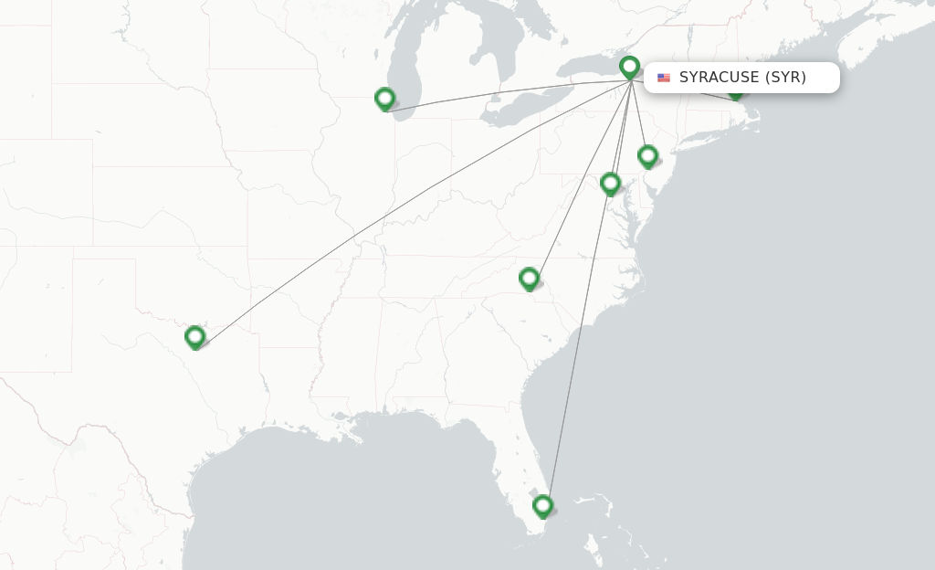 American Airlines flights from Syracuse, SYR - FlightsFrom.com