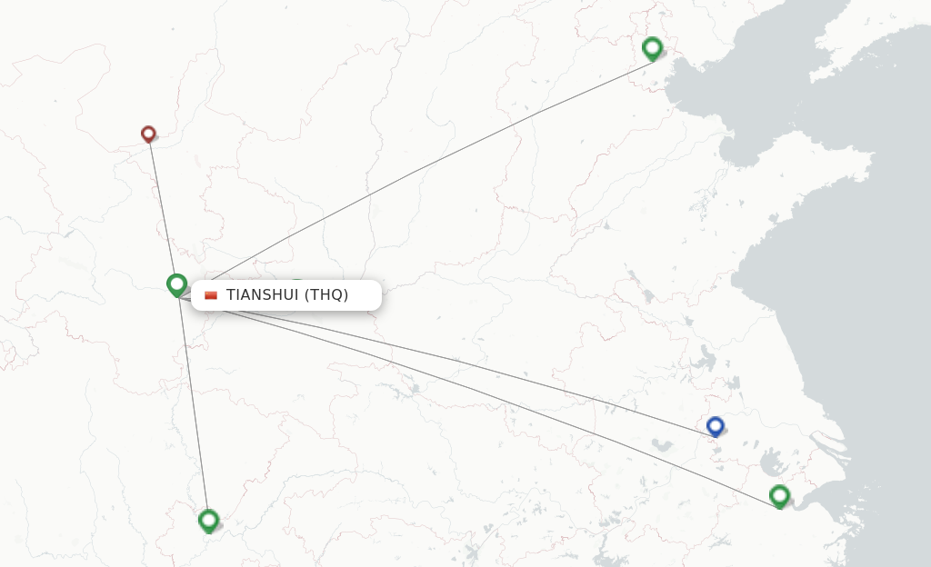 Tianshui THQ route map