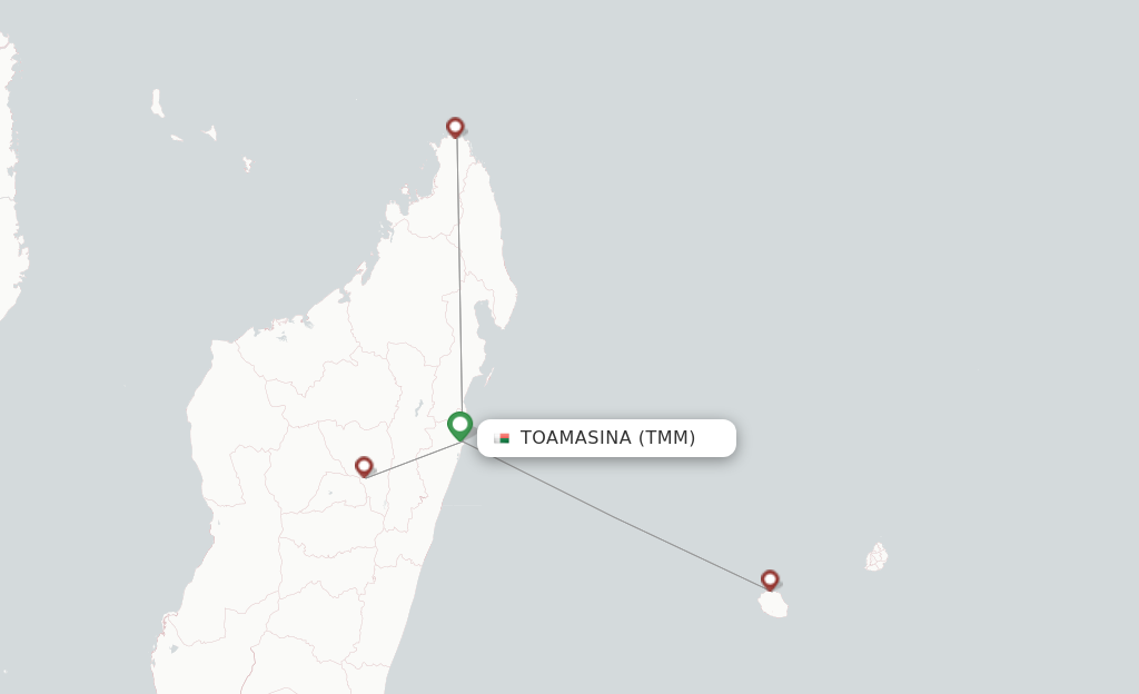 Toamasina TMM route map