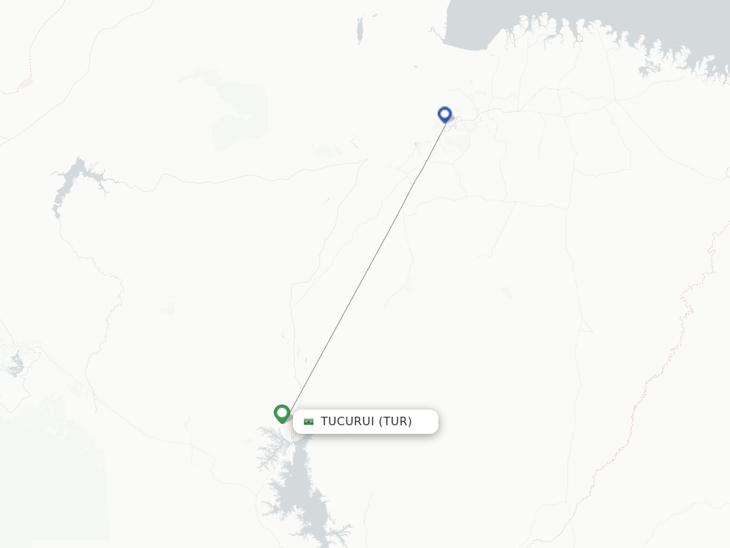 Tucurui TUR route map