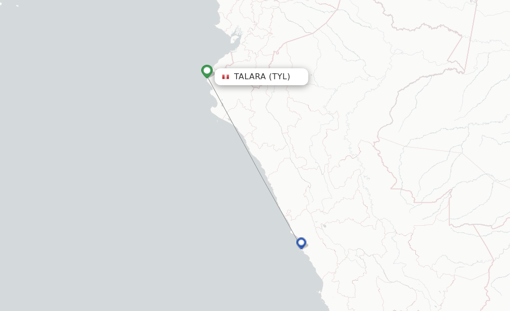 Talara TYL route map