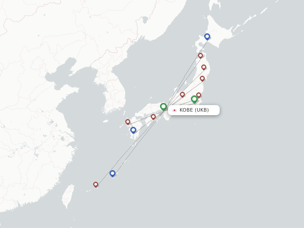 Kobe UKB route map