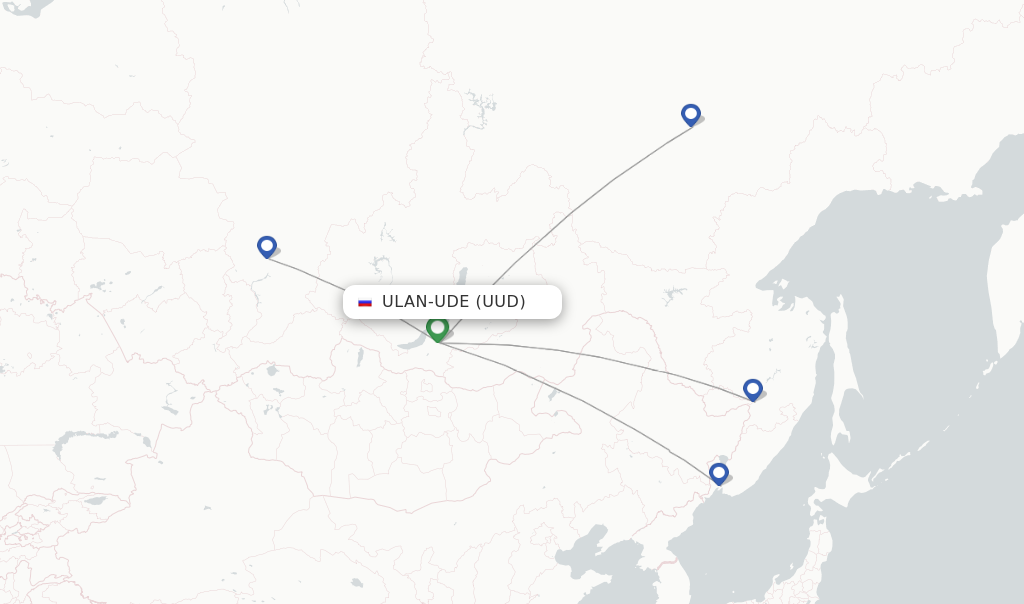 Yakutia flights from Ulan-Ude, UUD - FlightsFrom.com