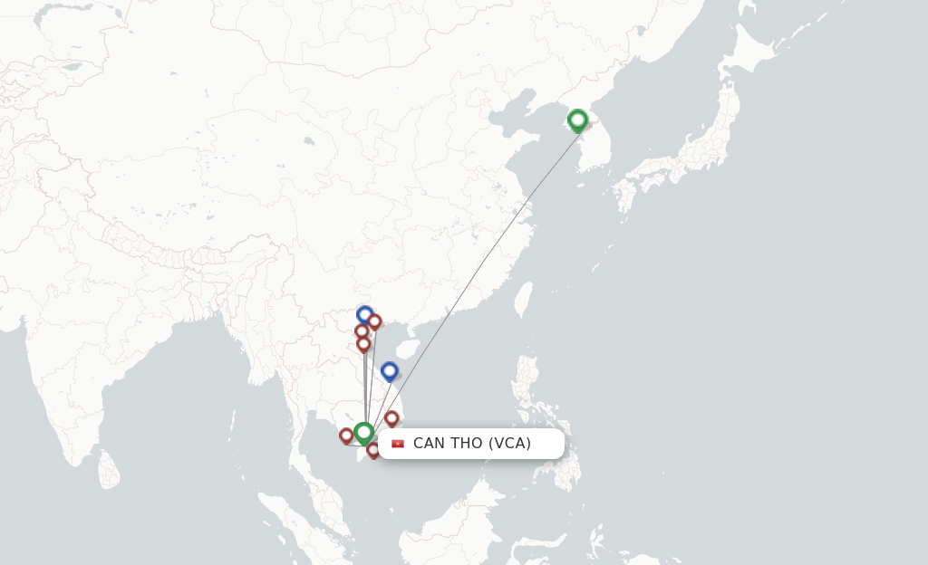Can Tho VCA route map