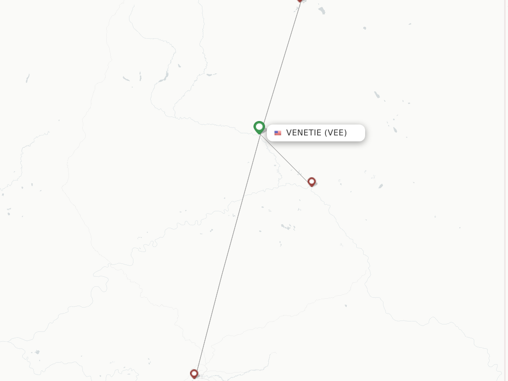 Venetie VEE route map