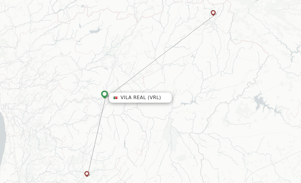 Direct (non-stop) flights from Vila Real (VRL) - FlightsFrom.com