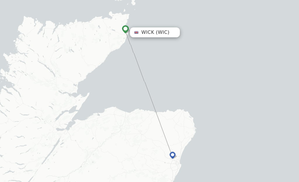 Wick WIC route map