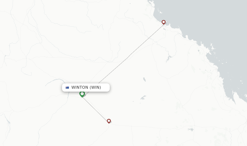 Winton flight map