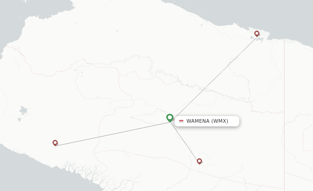 Wamena WMX route map