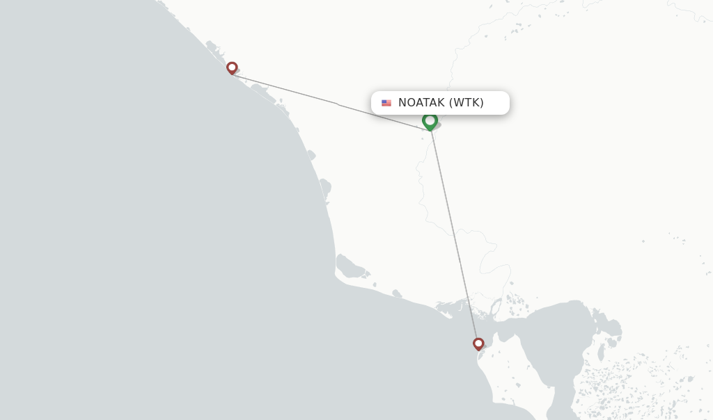 Noatak flight map