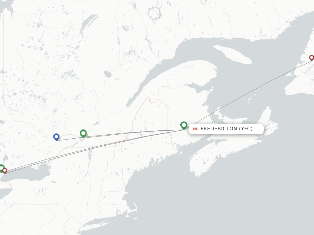 Fredericton YFC route map