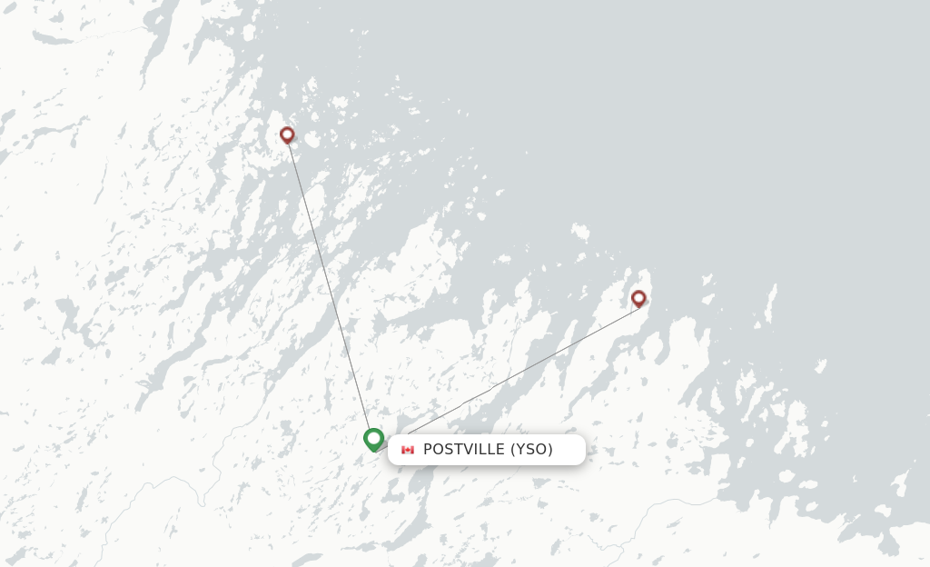 Postville YSO route map