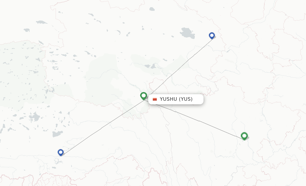 Yushu YUS route map